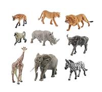 MERIGLARE Ensemble de 9 Pièces Représentant Des Animaux Sauvages D'Afrique, Idéal pour La Décoration.