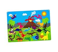 MERIGLARE Ensemble de Tableau D'histoires En Feutrine, 1 M, pour Tout-petits, Enfants D'âge Préscolaire, Kit de Jeu Interactif pour Raconter Des Histoir, Volcan
