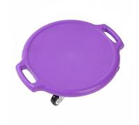 MERIGLARE Entraîneur d'Équilibre Enfant Planche Ronde Scooter Plateau Mobile Stabilité Coordination Contrôle Postural Éveil Corporel PP et Caoutchouc roulettes, Violet