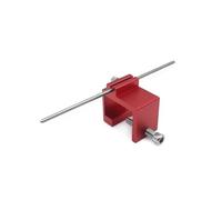 MERIGLARE Equipement Chaîne en Alliage DA avec Mecanisme à Vis pour Tout Terrain Mecanisme Dalignement Rapi pour Prevenir Lusure s Pignons et s Chaînes, Rouge