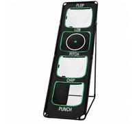 MERIGLARE Fil Golf Autoportant Cadre Repliable en Aluminium Fibre Verre Conçu pour Les Exercices d'Entraînement aux Coups Courts Quatre Cibles Verticales Fils