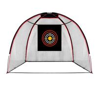 MERIGLARE Filet d'Entraînement de Golf Filet Cage Cible Tente Dôme avec Panneau Cible Filet Résistant Impacts et Renforcés Pliable avec Sac Adapté au Jardin Maison Cour Exercices de Visée