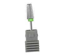 MERIGLARE Foret pour Lime à Ongles électrique, Usage Professionnel Intensif En Salon, avec Fraises Rotatives de Rechange pour L'élimination Des Cuticules, Vert C