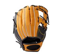 MERIGLARE Gant de Baseball Gant de Reception Gant de Terrain Moufle de Baseball PU Cuir avec Paume Renforcee et Poche A Mailles, 11.5 Pouces, Gant De Champ Extérieur en Peau De Porc