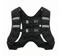 MERIGLARE Gilet d'Entraînement Lesté Ajustable Gilet Veste Harnais Équipement avec Ajustement Précis par Deux Boucles Frontales Matériaux Respirants Bandes, 10LB