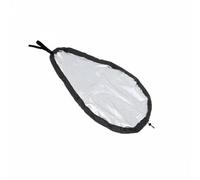 MERIGLARE Housse de Cockpit Kayak Couverture Protège-ouverture Capot Étanche Fermeture à Cordon en Oxford 420D Enduit Argent pour Profil Ajusté et Protection, Argent, L 42.7 24inch