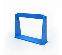 MERIGLARE Hurdle d'Entraînement Équipement d'Agilité Haies Réglables Coordination Mousse Protectrice Base Plate Supports Angulaires pour Préparation Athlétique Entraînement Junior, Bleu