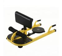 MERIGLARE Leg Exercise Machine Appareil de Squat Multifonction Banc de Flexion Machine de Construction en Acier Réglages 6 Positions Disque Rotatif Rembourrage