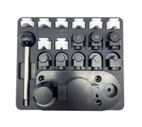 MERIGLARE Machine de Bijoux Plieuse pour Bandes Outil Manuel de Pliage Système à Levier Poignée Ronde Matrices Multiples Socle, Troisième Génération, Nouveau Modèle