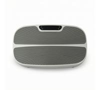 MERIGLARE Machine de Fitness à Domicile Plateforme Oscillante Plaque d'exercice Surface Striée Antidérapante Équilibre Amélioré Pieds de Support Matériaux , Gris