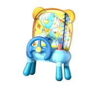 MERIGLARE Machines à Haricots à Ramassage Manuel, Cadeaux de Saint-Valentin pour Enfants, Volant de Bébé, Jouet pour Fête, Bleu avec pieds