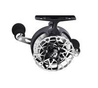 MERIGLARE Moulinet de Pêche Baitcasting Raft Lancer avec Rapport de 36 1 Bouton de Frein Supérieur Corps en Alliage Enroulement, Argenté, Style to 4