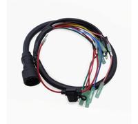 MERIGLARE Panneau de Commande Marin Hors-bord avec et Sélecteur Circulaire Panneau de Pilotage Module de Commandes Câblage Intégré Plastique Métal Installation, 雅马哈两冲50-70马力 电缆总成（10芯机器端）