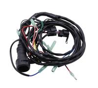 MERIGLARE Panneau de Commande Marin Hors-bord avec et Sélecteur Circulaire Panneau de Pilotage Module de Commandes Câblage Intégré Plastique Métal Installation, 雅马哈两冲150-200马力 电缆总成（10芯机器端）