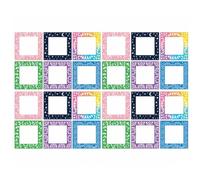 MERIGLARE Papier Séparateur pr Peinture Diamant | Bordure Imprimée Décorative, Feuille Séparatrice pr Peinture Diamant, Surface Protectrice Traparente, 24 PCS