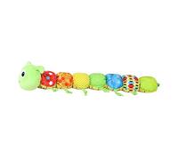 MERIGLARE Peluche Musicale pour Bébé, Douce et Sensorielle, avec Bruit de Froissement, Hochet et Différentes Textures, Idéale pour Les Nouveau-nés, Garçons et F, chenille
