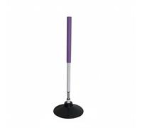 MERIGLARE Perche d'Entraînement au Dribble Basket Poteau d'Exercice Perche d'Obstacle Accessoire d'Entraînement en PVC et Caoutchouc avec Base Lestée Qui Se, Purple, 60CM