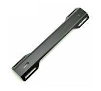MERIGLARE Plaque Dorsale Bouteille Aluminium Adaptateur Mono Bouteille Support Cylindre Fixation Plongée en Alliage T6061 Léger et Solide Compatibilité , Noir