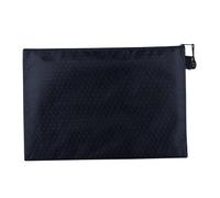 MERIGLARE Pochette Zippée B5, Pochette de Rangement En Tissu Oxford Résistant pour Documents, Organiseur de Reçus, Classeur Zippé pour La Maison, Les et, noir