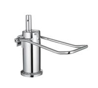 MERIGLARE Pompe Hydraulique pour Fauteuil de Coiffure Vérin Base Ronde Levier Latéral Actionnement Doux et Conception Robuste pour Ajustement Précis Adaptée aux