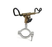 MERIGLARE Porte-Canne à Pêche Support Bateau Pince Universelle pour Rambardes Angle Réglable et Composants Enduits Matériel, 50mm, Base De Pêche en Bateau Modèle B