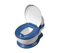 MERIGLARE Pot pour Tout-petits, Siège de Toilette Réaliste, Amovible, Confortable, Antidérapant, Portable, Sensation Réaliste, pour Chambre D'enfant Ou, tampon dur bleu