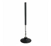 MERIGLARE Poteau d'Entraînement Enfants Poteau d'Agilité Plot de Réaction Cône Oscillant Base en Caoutchouc Lestée Rembourrage en, Array, Gris, 0,6 Mètre + Base De 2 Kg