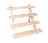 MERIGLARE Présentoir à Bijoux/bagues/Bracelets, Support Décoratif de Bureau avec Plateau Amovible en Bois, Fait Main.