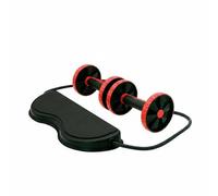 MERIGLARE Roue Abdominale Rouleau Abdos Roue de Fitness Rouleau de Core Entraîneur de Gainage Double Roue pour Équilibre et Contrôlée Mouvement Fluide Tapis
