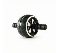 MERIGLARE Roue d'Exercice Abdominale Rouleau Abdos Appareil Abdominal Rouleau de Gainage Roue de Fitness avec Poignée en Mousse et Genouillère Stable et, Array, Noir Et Blanc