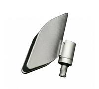 MERIGLARE Support de Canne à Pêche Support Tête de Support Repose-Canne Accessoire Tête Courbée Gérant l'angle de Pose pour Stabilité Accrue Fibre de Carbone, Argent