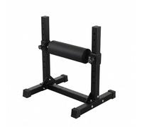 MERIGLARE Support de Squat Bulgare Réglable Rack d'Entraînement Support de Pied Arrière Base Large Structure Stable en Acier et Mousse pour Renforcer, Réglable À Goupille