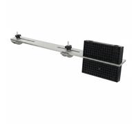 MERIGLARE Support Moteur Canot Kayak Support Arrière Fixation Réglable Aluminium Plaque Épaisse Facile Installer Convient Pêche Navigation