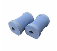 MERIGLARE Support Pad Coussin Protecteur pour Pompes et Planches Support en Mousse Résistante Ergonomique Pad Anti-glisse pour Réduire l'Impact sur les Poignets , Bleu Pâle