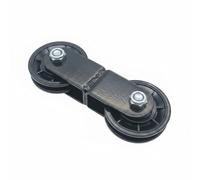 MERIGLARE Système de Poulie de Fitness avec Ensemble Double Roue Support Robuste Acier Aluminium Rotation Efficace Parfait pour, 70mm, Kit De Poulie En Forme De 8 De 70mm