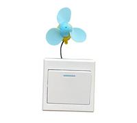 MERIGLARE Tableau D'activités à Monter Soi-même - Accessoires - Petit Ventilateur électrique - Jouet D'éveil et de Développement Cognitif Pou
