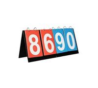 MERIGLARE Tableau de Score Imperméable Tableau de Marque Compteur de Points Panneau de Score Matériau PVC Triangulaire Pliant des Deux Côtés Adapté aux Tournois Entraînements Écoles, 36 15CM