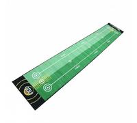 MERIGLARE Tapis d'Entraînement de Golf Tapis de Putting Tapis de Pratique Tapis de Putt avec Repères pour et Gérer la Fond Antidérapant en Polyester et