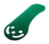 MERIGLARE Tapis Golf d'Entraînement Pratique Maison en Polyester et Caoutchouc Pliable Antidérapant Forme Pied, 90 X 274 Cm, Tapis De Putting