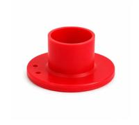 MERIGLARE Tee de Golf Support Base Porte-Balle Accessoire Design en Caoutchouc avec Base Circulaire et Cupule à Drainage Position Stable pour Swing Adapté à l'Entraînement Parcours Practice, Rouge