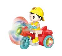 MERIGLARE Tricycle électrique Original pour Garçons, Jouet éducatif et Créatif Inspiré de La Méthode, pour Filles et Garçons de 3 à 6 Ans, Rouge