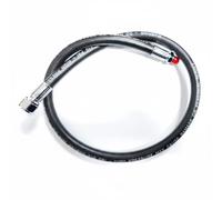 MERIGLARE Tuyau de Détendeur Plongée Tuyau Régulateur pour Air Basse Pression Flexible et Accessoires Scaphandre Embouts Métalliques Sûrs Caoutchouc et Laiton, Noir, 75 Cm