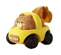 MERIGLARE Voiture à Friction En Forme D'animal, Jouet D'apprentissage Interactif pour Développer Les Compétences et Les Activités Intérieures, Excavatrice