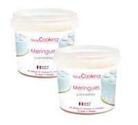 Meringues cannelées pour pâtisserie 80 g Scrapcooking