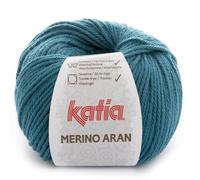 MERINO ARAN de Lanas Katia. Pelote de couleur pétrole Cod. 56