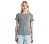 Merino Protect 100% Laine Merinos T-Shirts Femme Col Rond Manches Courtes sous Vetement Résistance Odeur Couche Base pour Voyage Randonnée Tshirt