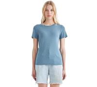Merino Protect 100% Laine Merinos T-Shirts Femme Col Rond Manches Courtes sous Vetement Résistance Odeur Couche Base pour Voyage Randonnée Tshirt