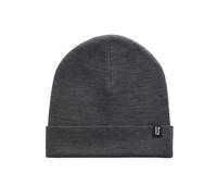 Merino Protect Bonnet thermique 100 % laine mérinos pour homme et femme - Léger et doux - Pour la randonnée, la course à pied, Gris foncé, Medium