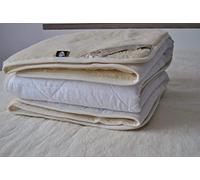 Merino Surmatelas réversible 100% Laine d'agneau King SURMATELAS 160 x 200 cm. Idéal Cadeau ! Produit Naturel !