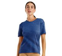 Merino.tech T-Shirt Merinos - sous Vetement Merinos Femme 100% Laine Mérinos pour Femme (Large, Chicago Blues Crewneck)